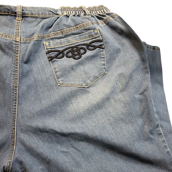 USED WORN AVENUE DENIM WOMENS JEANS 26 - Picture 10 of 16